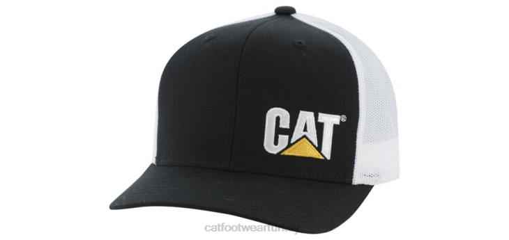 Caterpillar kedi marka kamyon şoförü şapkası erkekler siyah | şapka VL4F256