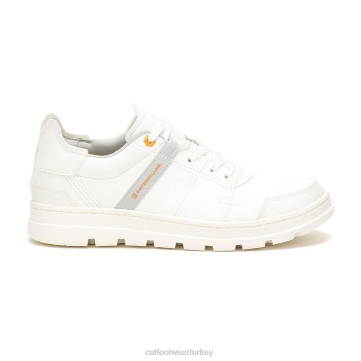 Caterpillar düşük spor ayakkabı alıntı erkekler parlak beyaz | gündelik ayakkabılar VL4F166