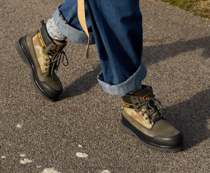 Caterpillar X Nigel Cabourn utah botu erkekler siyah | gündelik çizmeler VL4F206