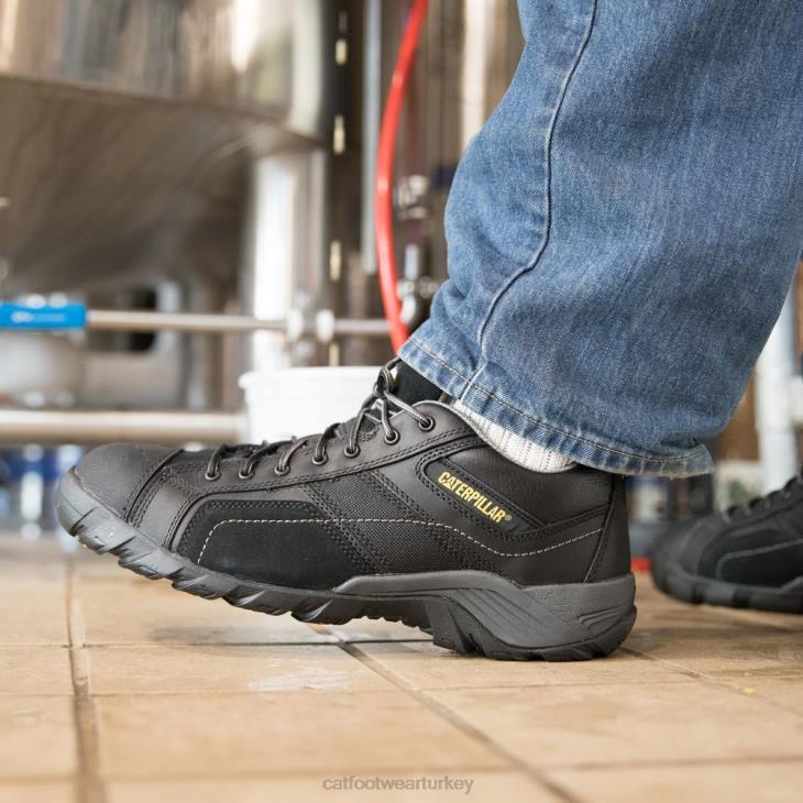 Caterpillar argon kompozit burunlu iş ayakkabısı erkekler siyah | iş ayakkabısı VL4F90
