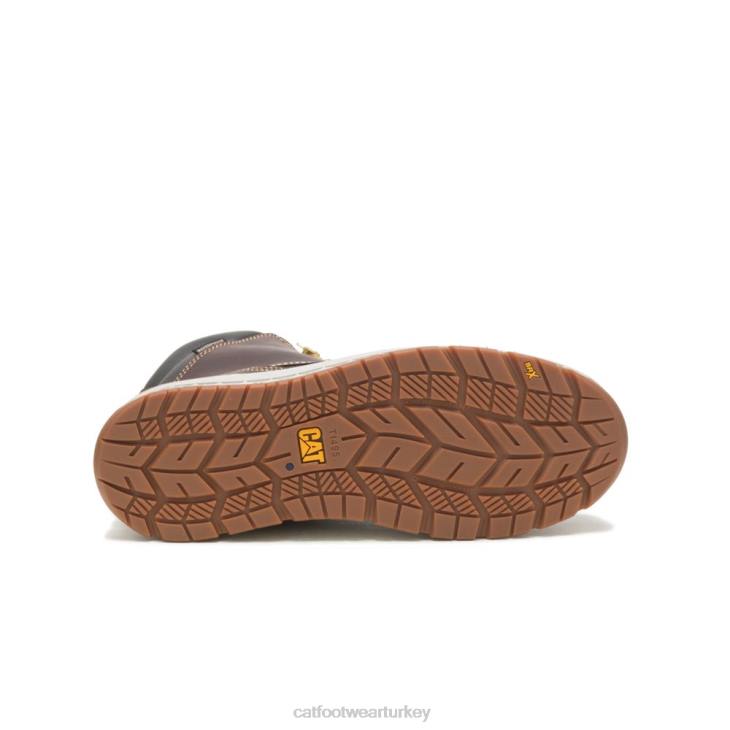 Caterpillar darbelere dayanıklı iş botu erkekler keşiş kahverengi | iş botları VL4F57
