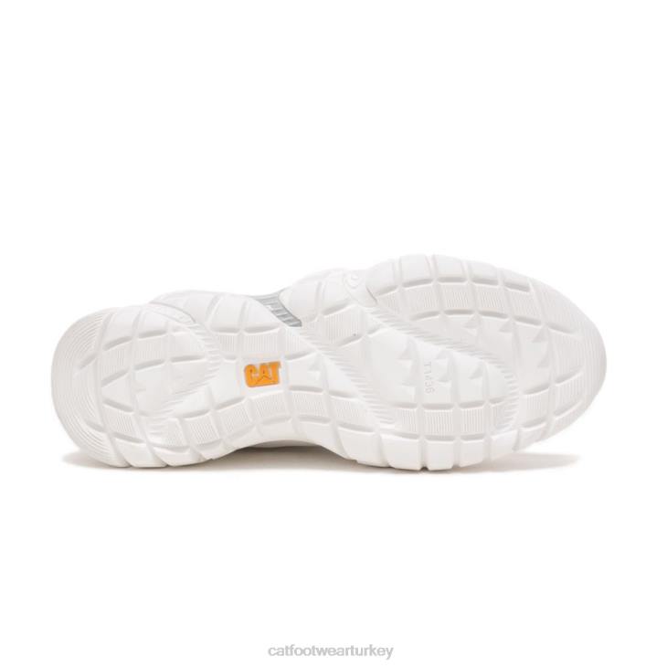 Caterpillar buhar fırtınası spor ayakkabı erkekler parlak beyaz | rahat tıknaz spor ayakkabı VL4F151