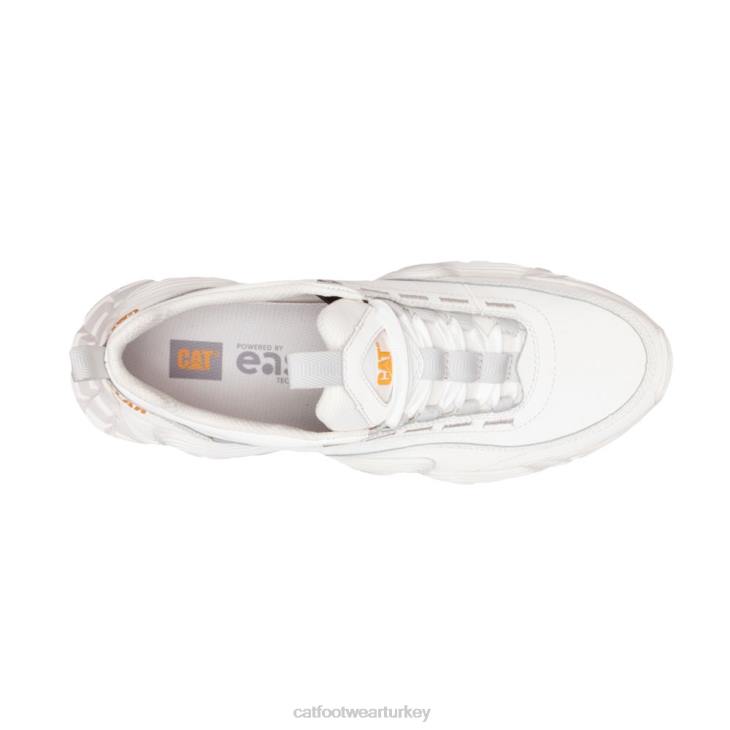 Caterpillar buhar fırtınası spor ayakkabı erkekler parlak beyaz | rahat tıknaz spor ayakkabı VL4F151