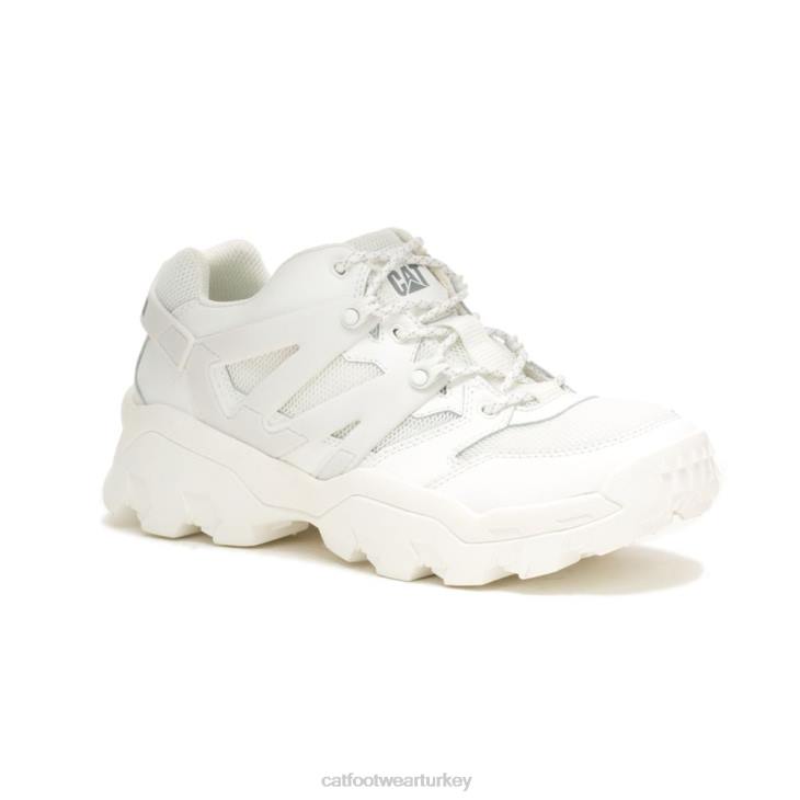 Caterpillar reaktör spor ayakkabı erkekler yıldız beyazı | rahat tıknaz spor ayakkabı VL4F161