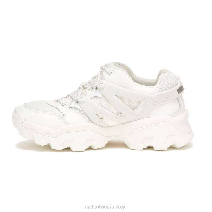 Caterpillar reaktör spor ayakkabı erkekler yıldız beyazı | rahat tıknaz spor ayakkabı VL4F161
