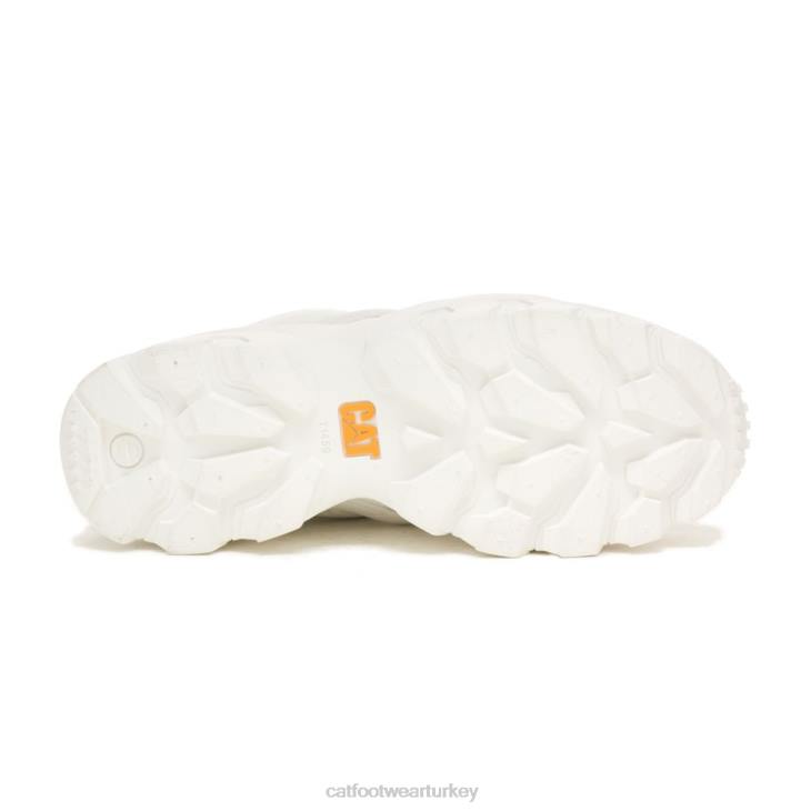 Caterpillar reaktör spor ayakkabı erkekler yıldız beyazı | rahat tıknaz spor ayakkabı VL4F161