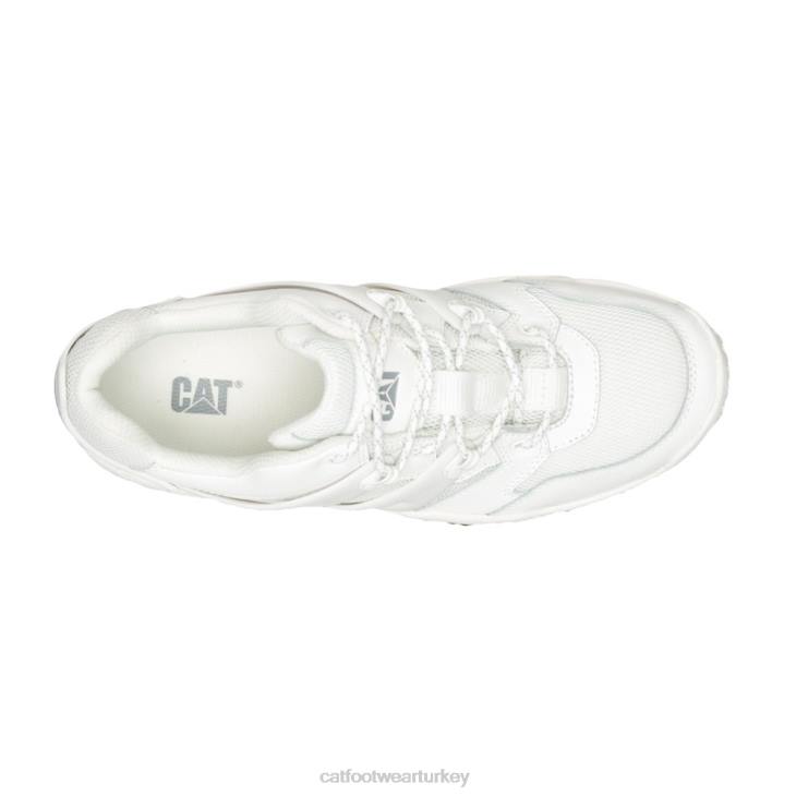 Caterpillar reaktör spor ayakkabı erkekler yıldız beyazı | rahat tıknaz spor ayakkabı VL4F161