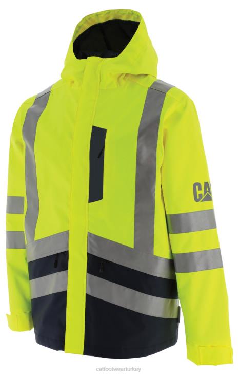 Caterpillar hi-vis yağmurluk erkekler merhaba sarı | üstler ve dış giyim VL4F220