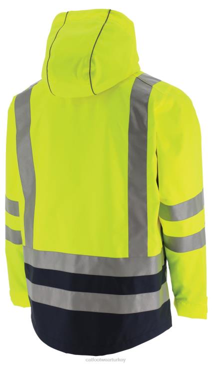 Caterpillar hi-vis yağmurluk erkekler merhaba sarı | üstler ve dış giyim VL4F220
