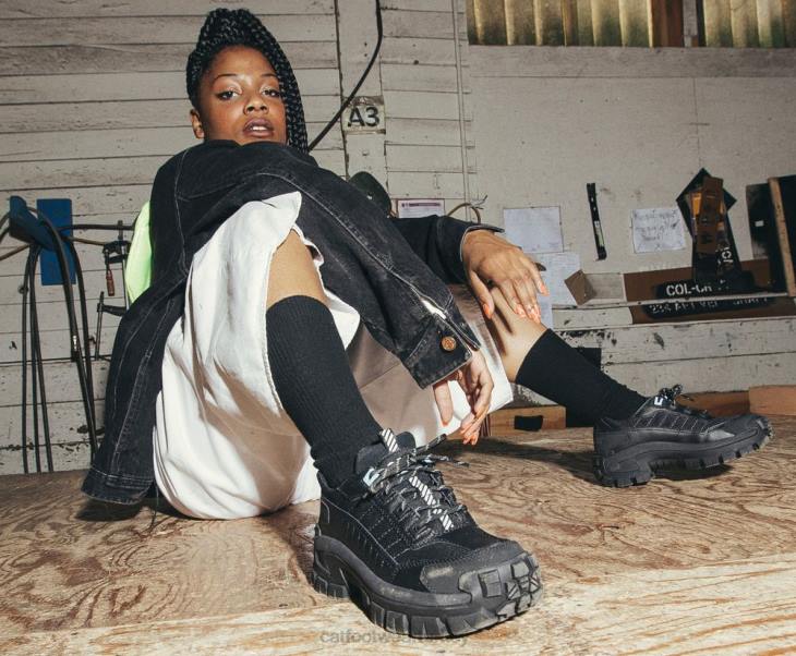 Caterpillar istilacı çelik burunlu iş ayakkabısı kadınlar siyah/açık mavi | iş ayakkabısı VL4F288