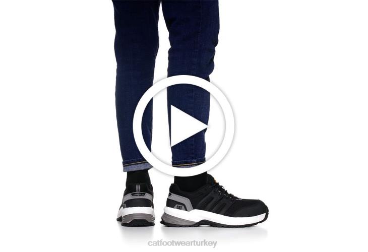 Caterpillar streamline 2.0 kompozit burunlu iş ayakkabısı kadınlar siyah/orta kömür | iş ayakkabısı VL4F297