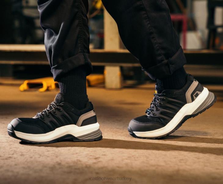 Caterpillar streamline 2.0 kompozit burunlu iş ayakkabısı kadınlar siyah/orta kömür | iş ayakkabısı VL4F297