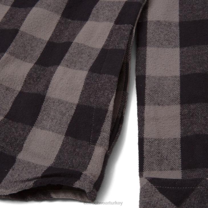 Caterpillar buffalo check ağır sıklet gömlek kadınlar siyah | üstler ve dış giyim VL4F317